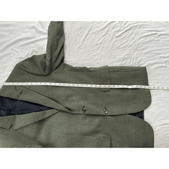 Jos A. Bank Reserve Olive Green 100% Wool Sport Coat/Blazer Size 42L - Picture 5 of 11